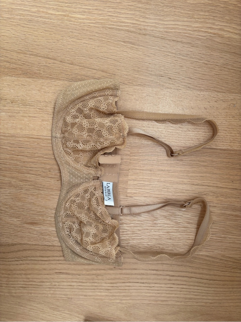 NEW La Perla Lace Underwire Balconette Bra in Beige/ new condition size 34 - Picture 5 of 9
